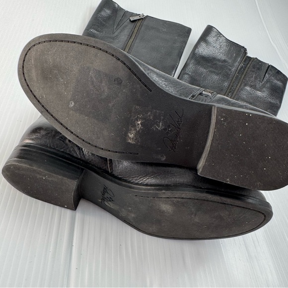 Patricia Nash Carlina Black Leather Knee-High Boots - Picture 7 of 13